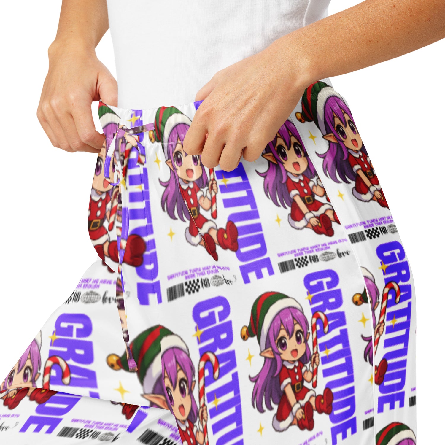 &quot;Gratitude&quot;- Black | Women’s pajama pants | – RB Designa Co