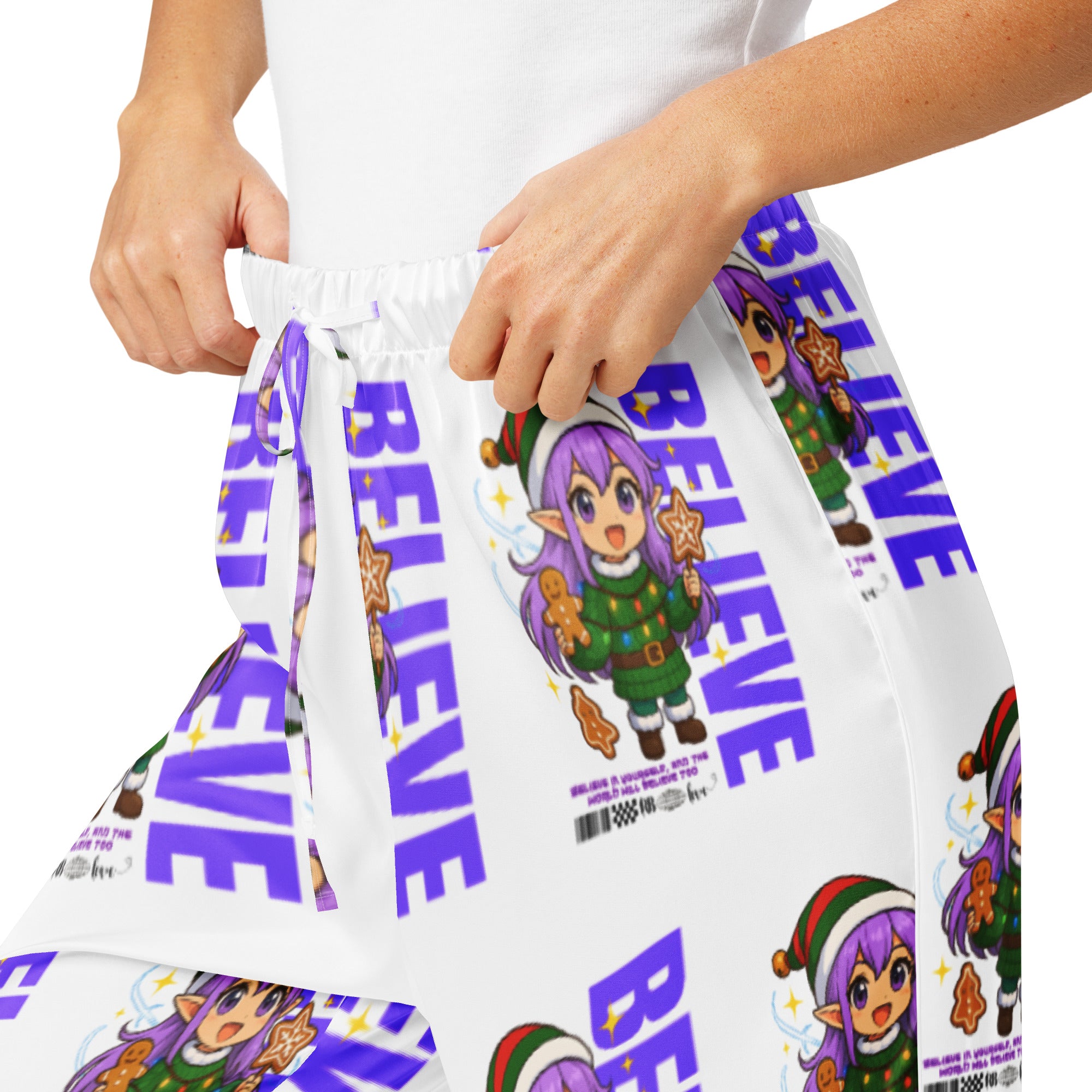 &quot;Believe&quot;- Black | Women’s pajama pants | – RB Designa Co
