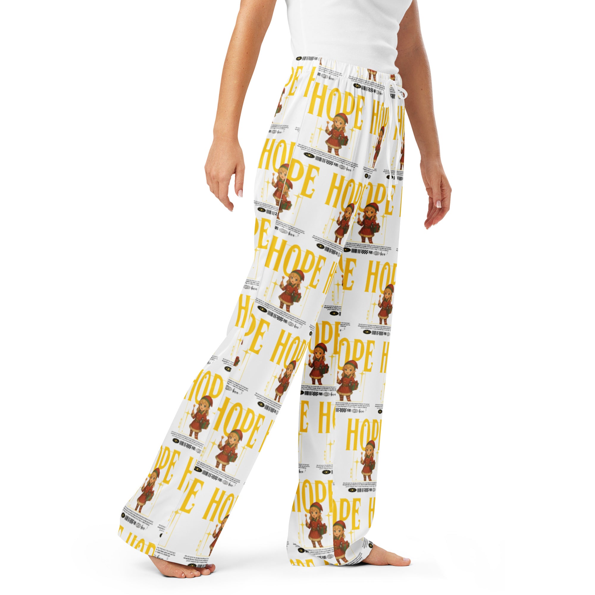 &quot;Hope&quot;- Black | Women’s pajama pants | – RB Designa Co