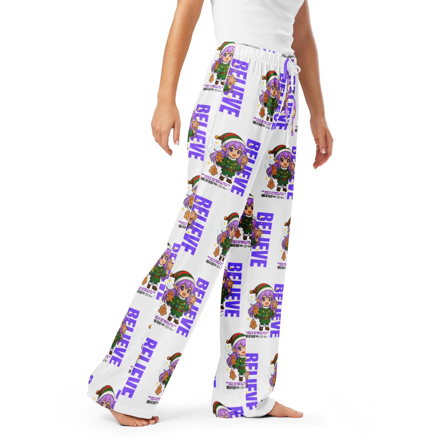 &quot;Believe&quot;- Black | Women’s pajama pants | – RB Designa Co