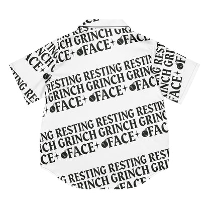 Resting Grinch Face Goth Humbag Short-Sleeves Pajama Top | – RB Designa Co