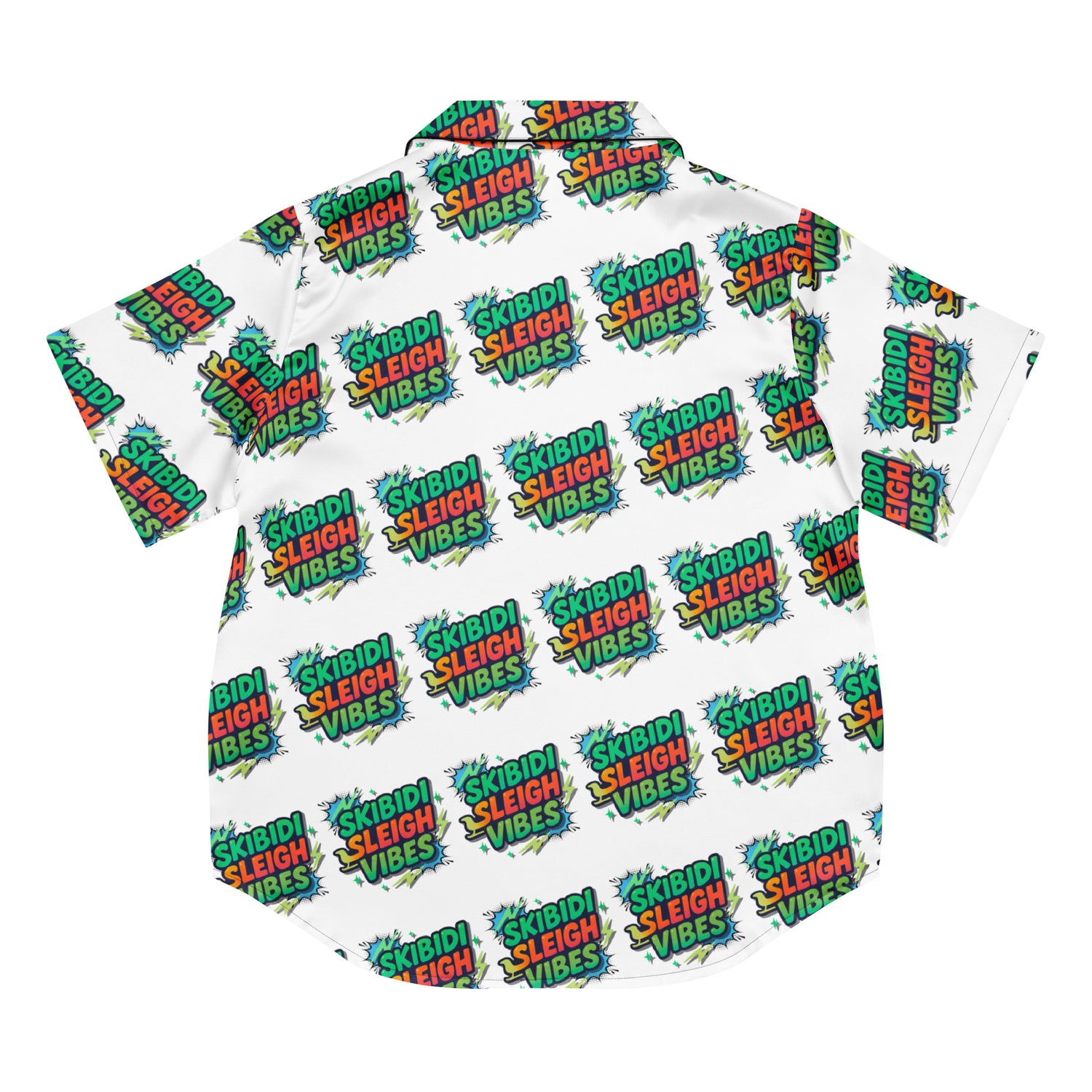 Skibidi Vibes Teen Short-Sleeves Pajama Top | – RB Designa Co