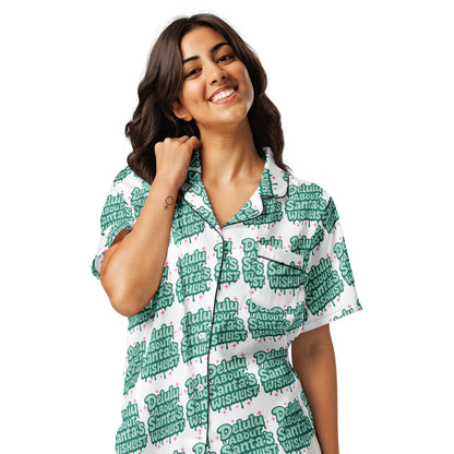Delulu All Green Teen Short-Sleeves Pajama Top | – RB Designa Co