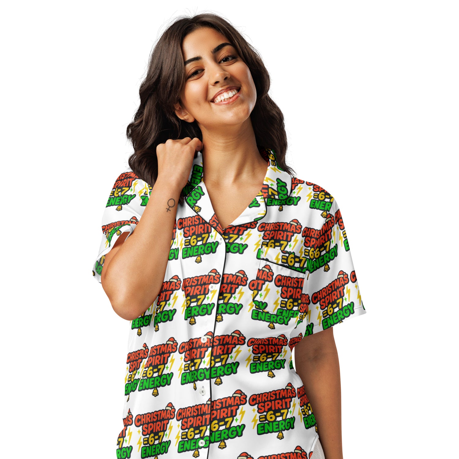 Lightning Spirit Teen Short-Sleeves Pajama Top | – RB Designa Co