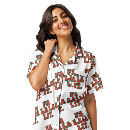 Colourful Lit Teen Short-Sleeves Pajama Top | – RB Designa Co