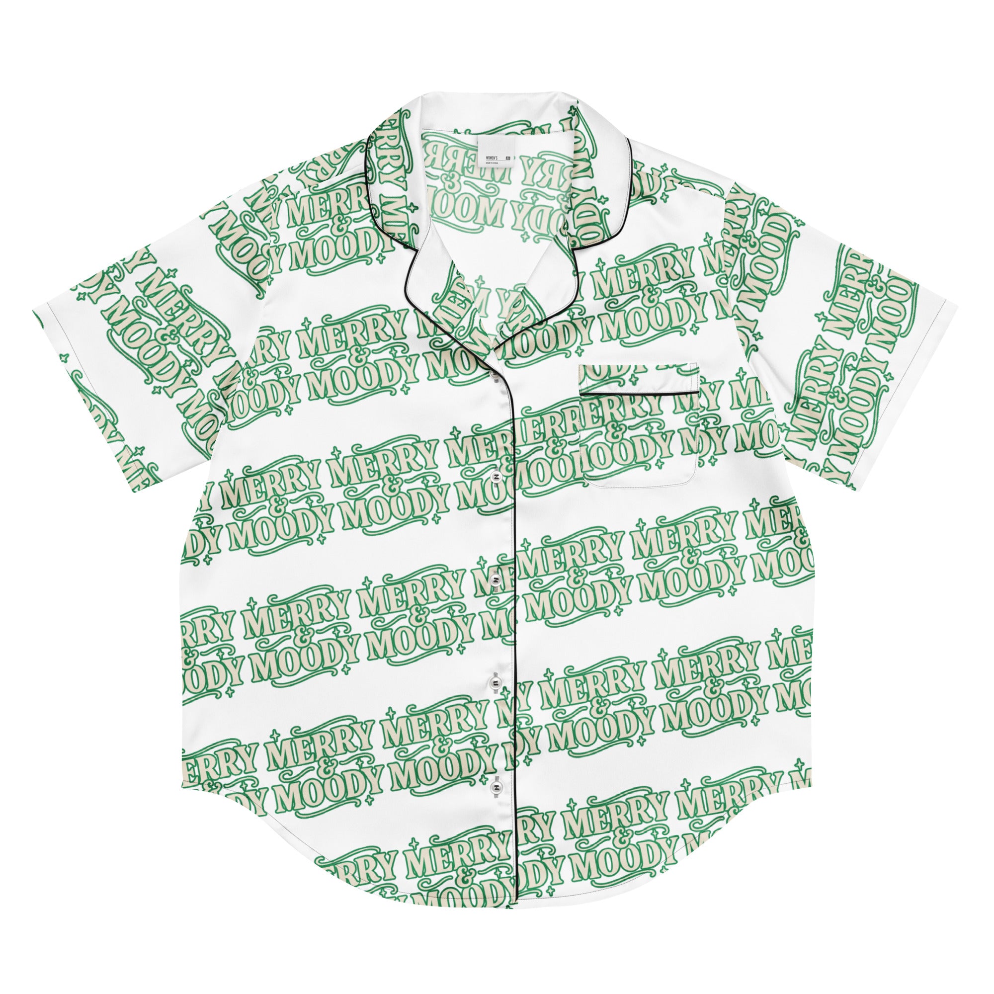 Merry Moody Teen Pajama Top | – RB Designa Co