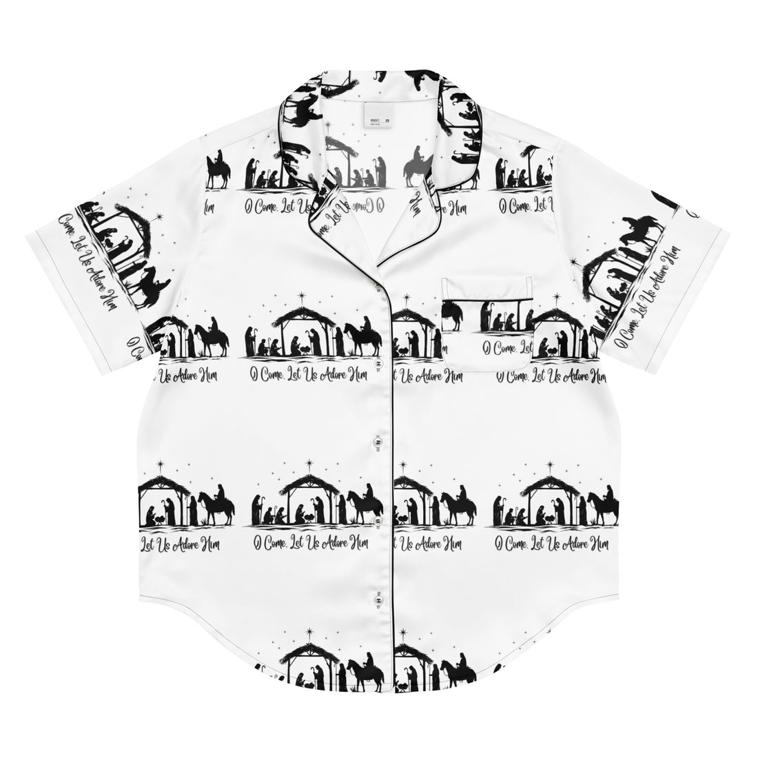 Adore Him Biblical Short-Sleeves Pajama Top | – RB Designa Co