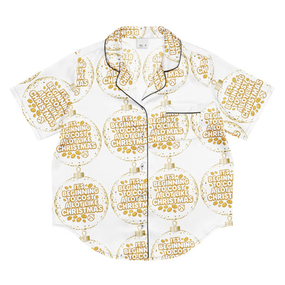 Its Beginning To Cost A Lot Like Christmas Humbag Short-Sleeves Pajama Top | – RB Designa Co