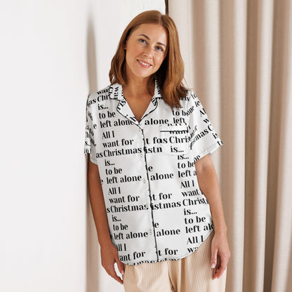 Left Alone Light Humbag Short-Sleeves Anti-Christmas / Bah Humbug Top | – RB Designa Co