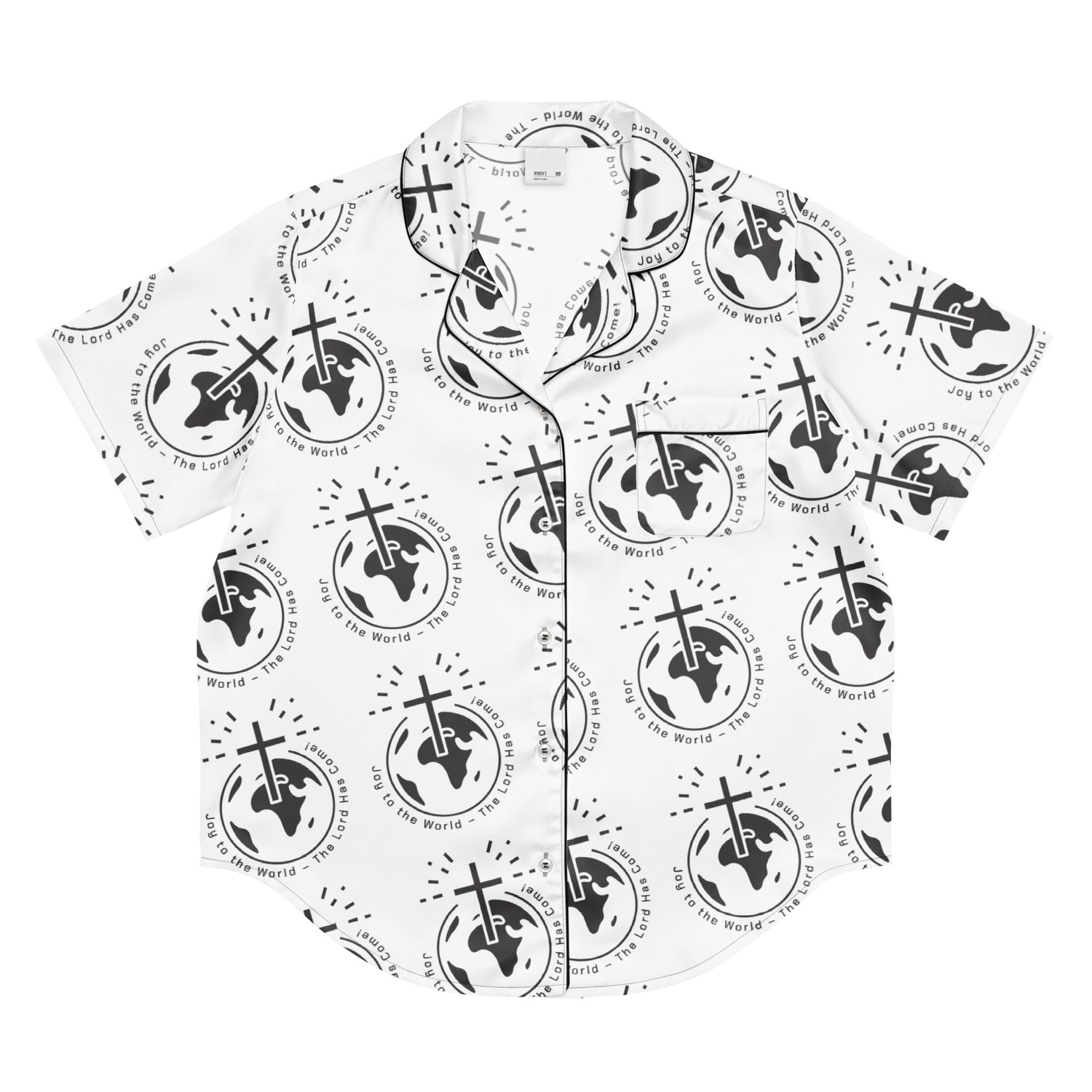 Lord is Good Biblical Short-Sleeves Pajama Top | – RB Designa Co