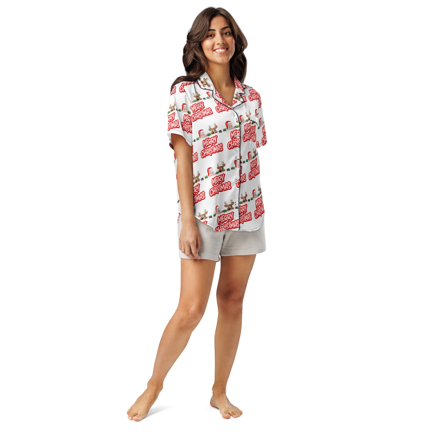 Peeking Crew Teen Short-Sleeves Pajama Top | – RB Designa Co