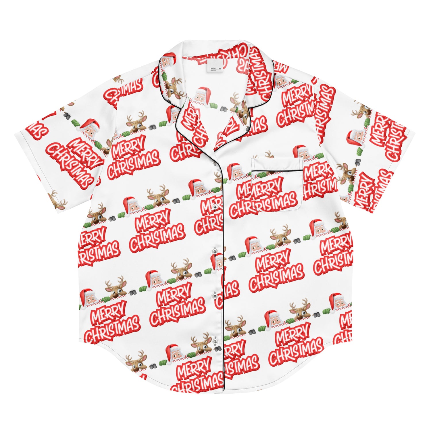 Peeking Crew Teen Short-Sleeves Pajama Top | – RB Designa Co