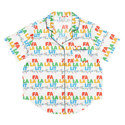 Fa La Lit Teen Short-Sleeves Pajama Top | – RB Designa Co