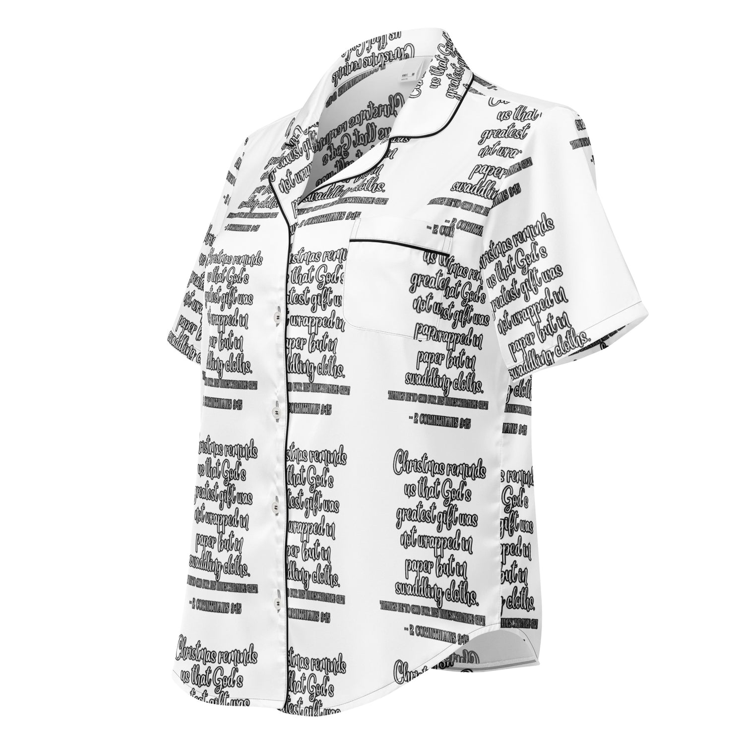 Gift Biblical Short-Sleeves Pajama Top | – RB Designa Co