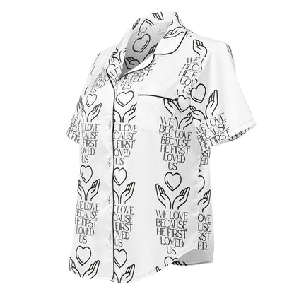 He First Loved Us Biblical Short-Sleeves Pajama Top | – RB Designa Co