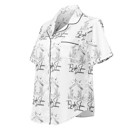 Light in Darkness Biblical Short-Sleeves Pajama Top | – RB Designa Co