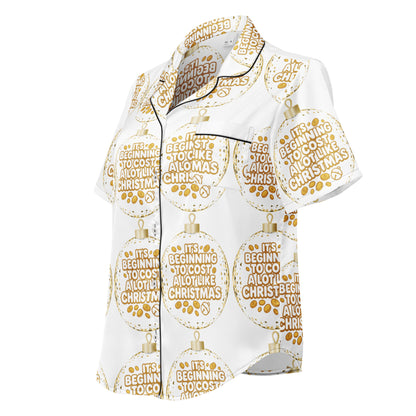 Its Beginning To Cost A Lot Like Christmas Humbag Short-Sleeves Pajama Top | – RB Designa Co