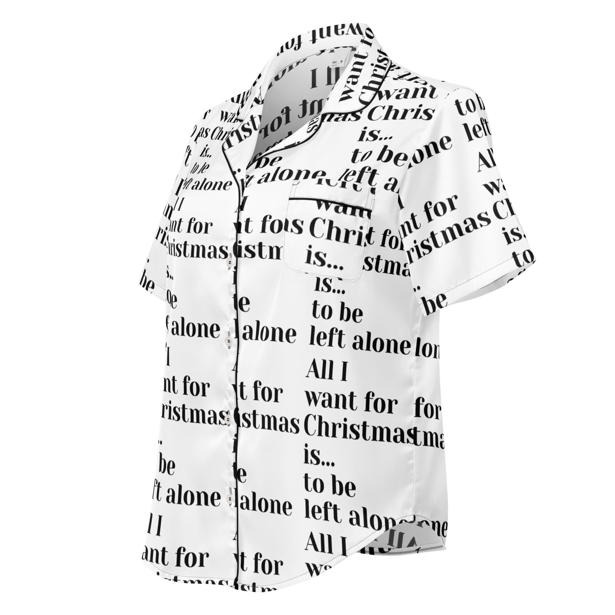 Left Alone Light Humbag Short-Sleeves Anti-Christmas / Bah Humbug Top | – RB Designa Co