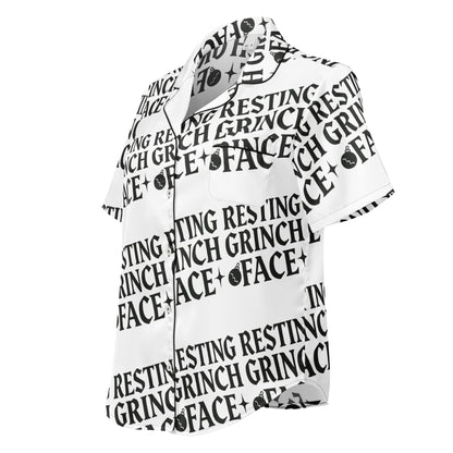 Resting Grinch Face Goth Humbag Short-Sleeves Pajama Top | – RB Designa Co