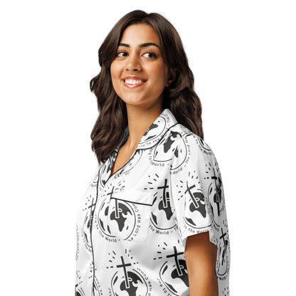 Lord is Good Biblical Short-Sleeves Pajama Top | – RB Designa Co