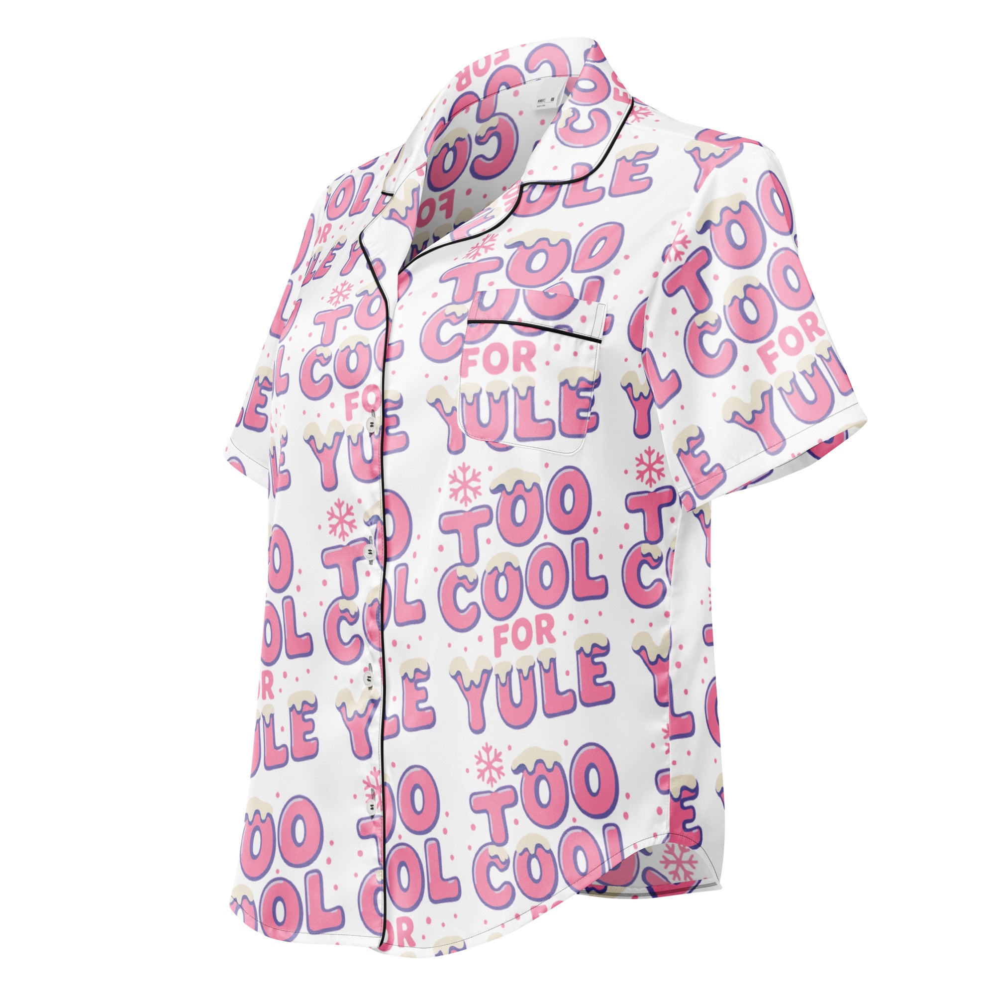 Cool Yule Teen Short-Sleeves Pajama Top | – RB Designa Co