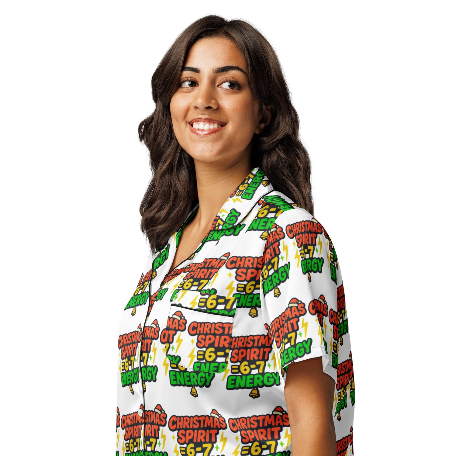 Lightning Spirit Teen Short-Sleeves Pajama Top | – RB Designa Co