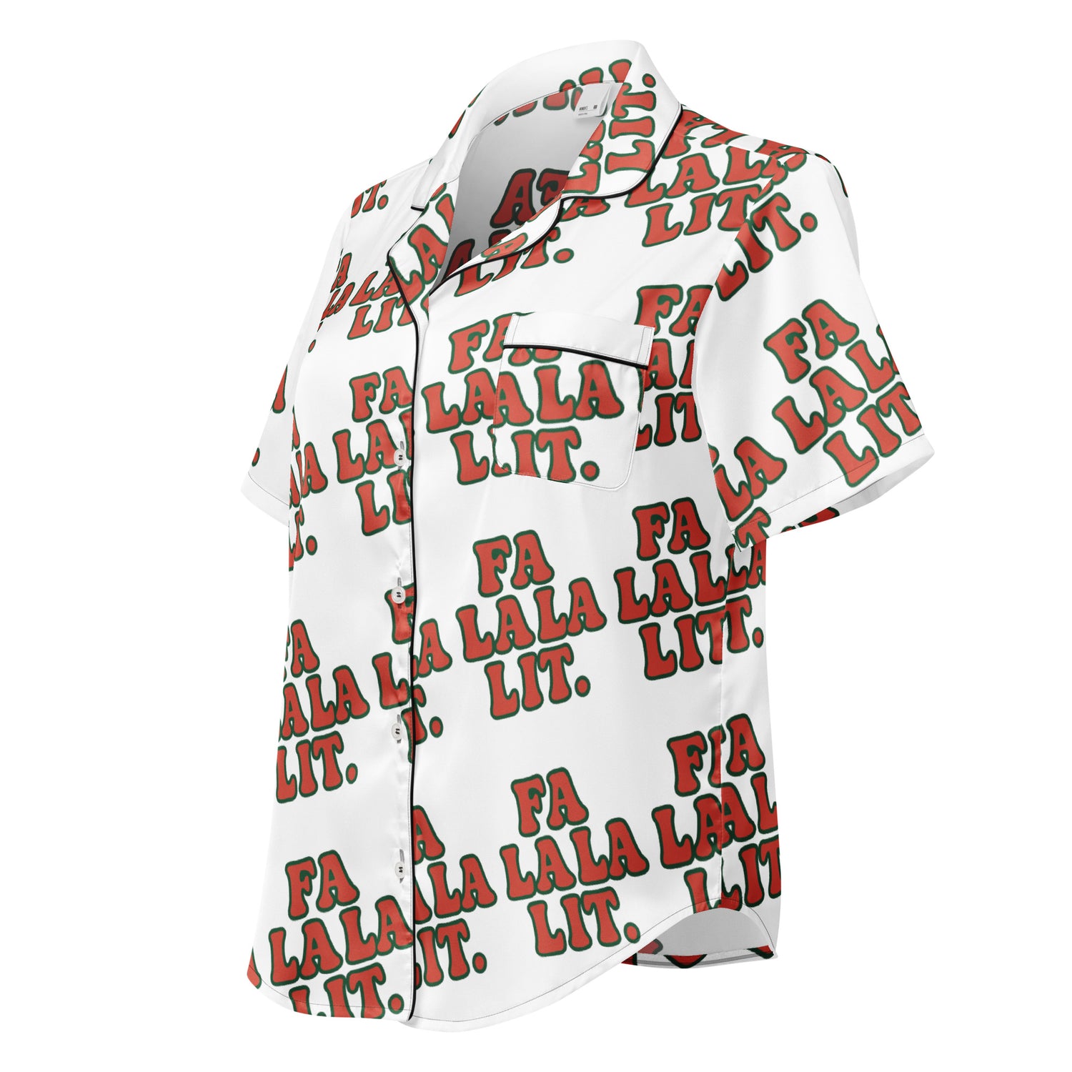 Colourful Lit Teen Short-Sleeves Pajama Top | – RB Designa Co