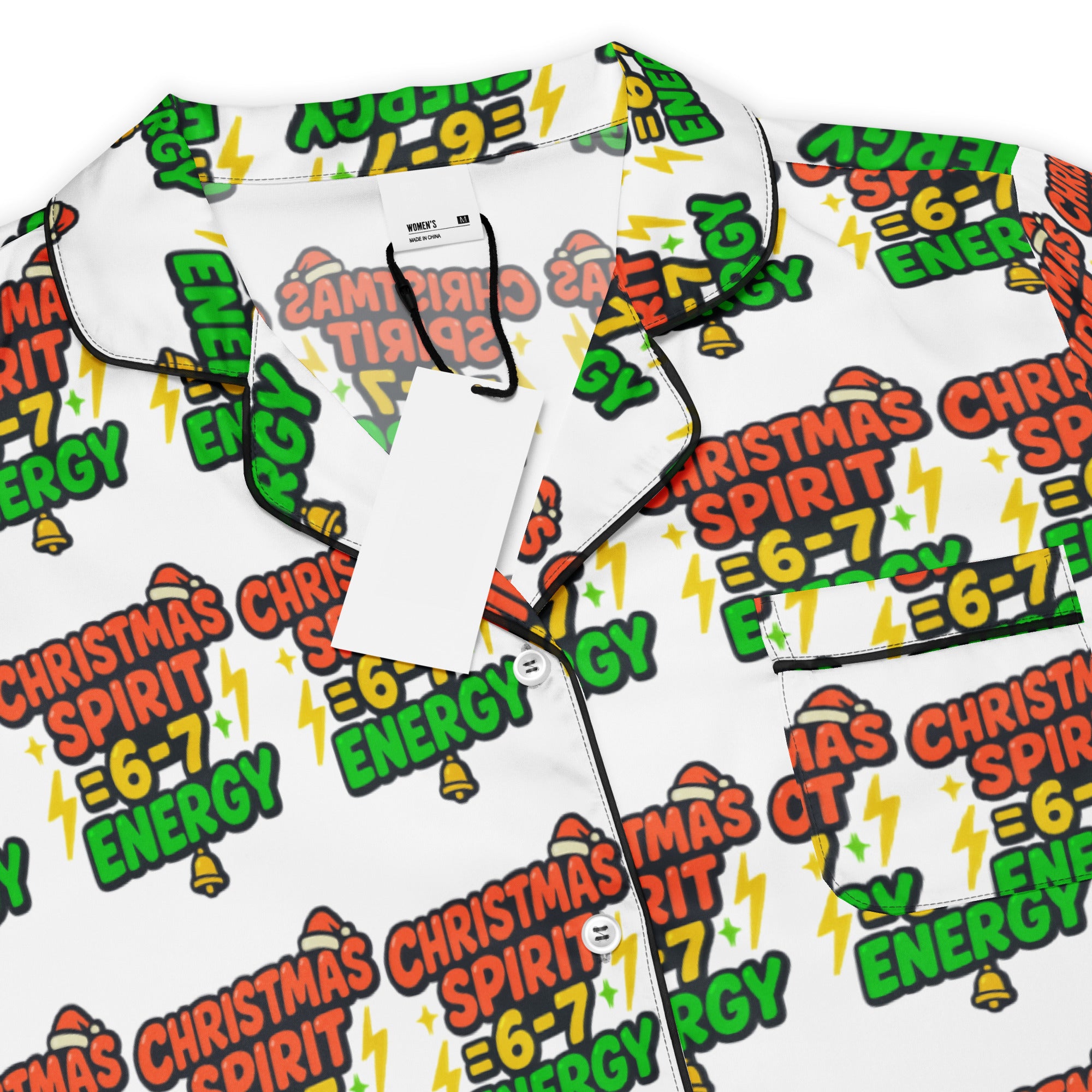 Lightning Spirit Teen Short-Sleeves Pajama Top | – RB Designa Co