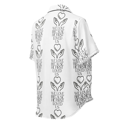 He First Loved Us Biblical Short-Sleeves Pajama Top | – RB Designa Co