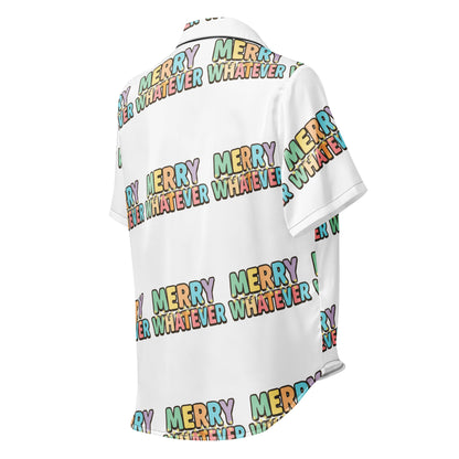 Merry Whatever Teen Short-Sleeves Pajama Top | – RB Designa Co
