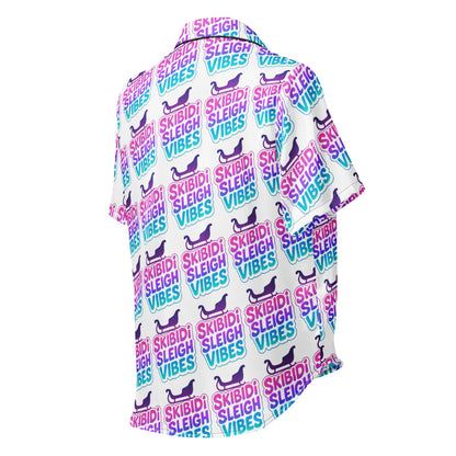 Skibidi Sleigh Teen Short-Sleeves Pajama Top | – RB Designa Co