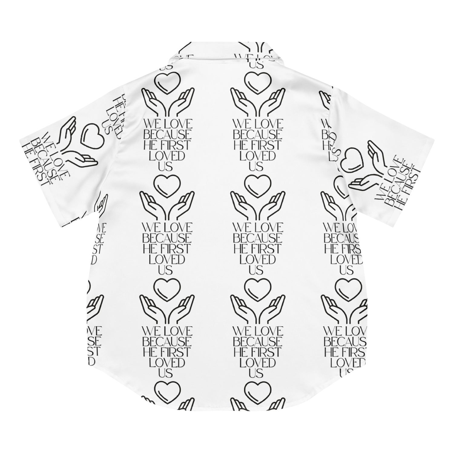 He First Loved Us Biblical Short-Sleeves Pajama Top | – RB Designa Co