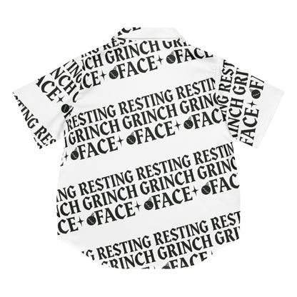 Resting Grinch Face Goth Humbag Short-Sleeves Pajama Top | – RB Designa Co