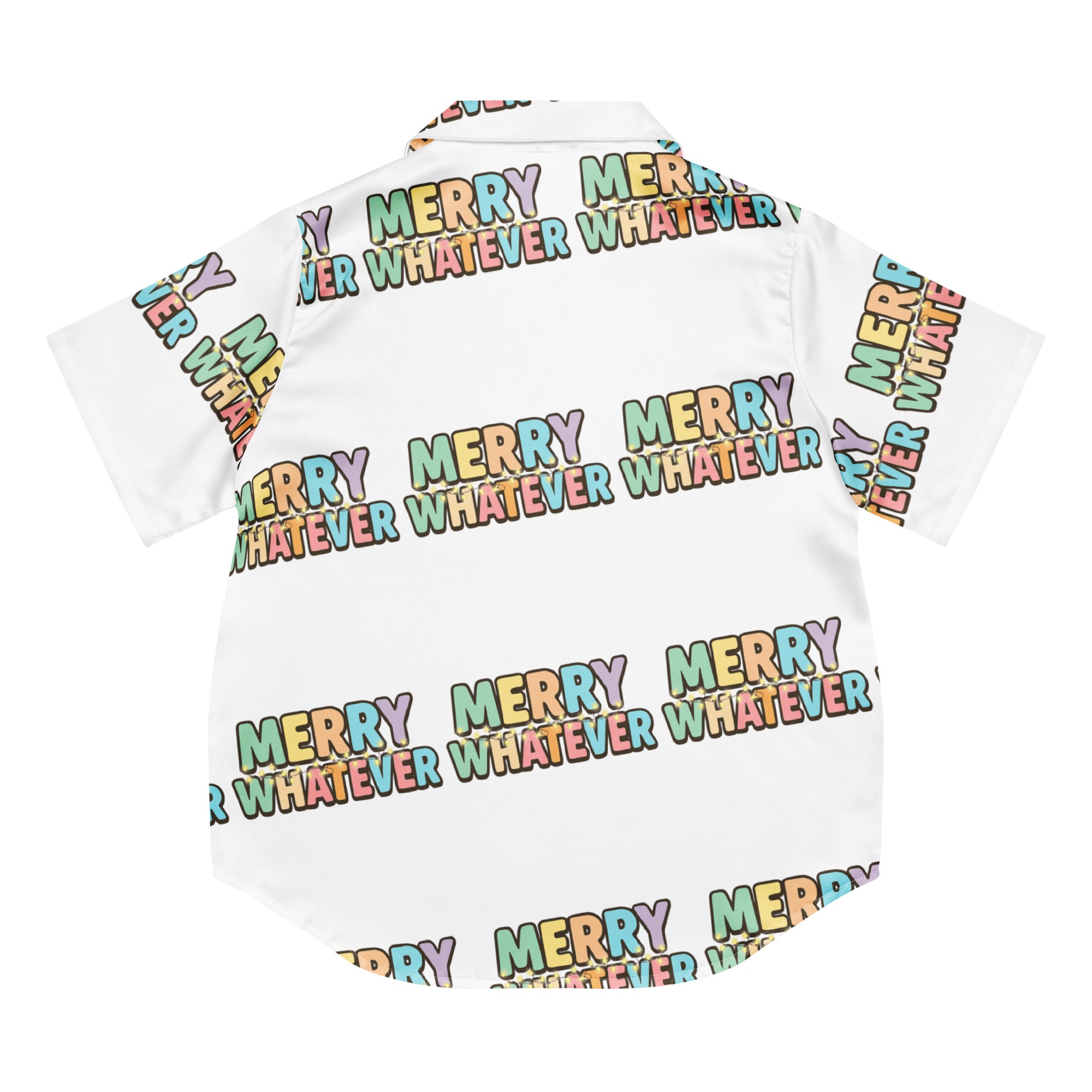 Merry Whatever Teen Short-Sleeves Pajama Top | – RB Designa Co