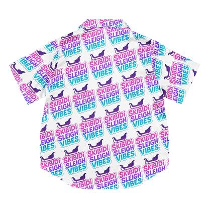 Skibidi Sleigh Teen Short-Sleeves Pajama Top | – RB Designa Co