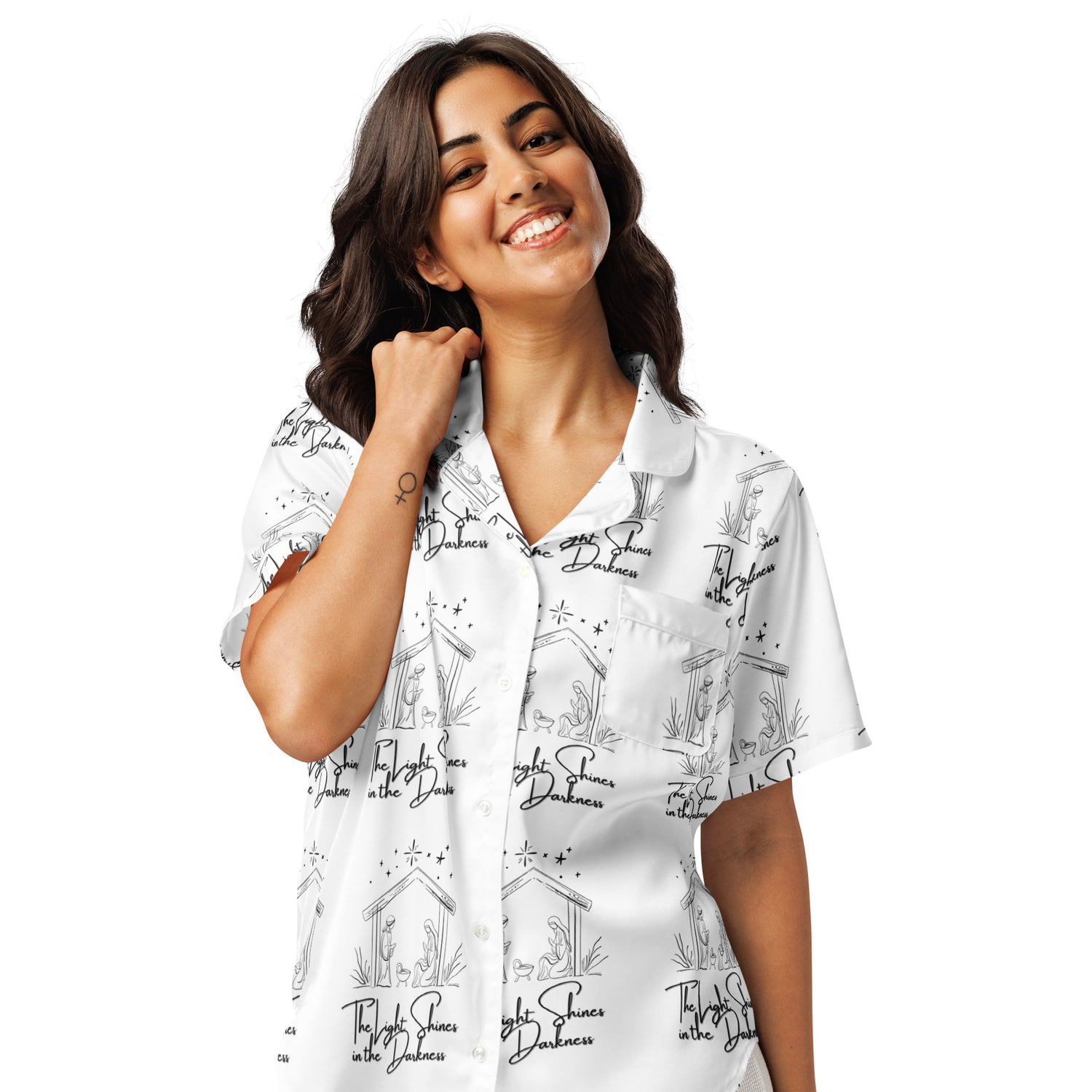 Light in Darkness Biblical Short-Sleeves Pajama Top | – RB Designa Co
