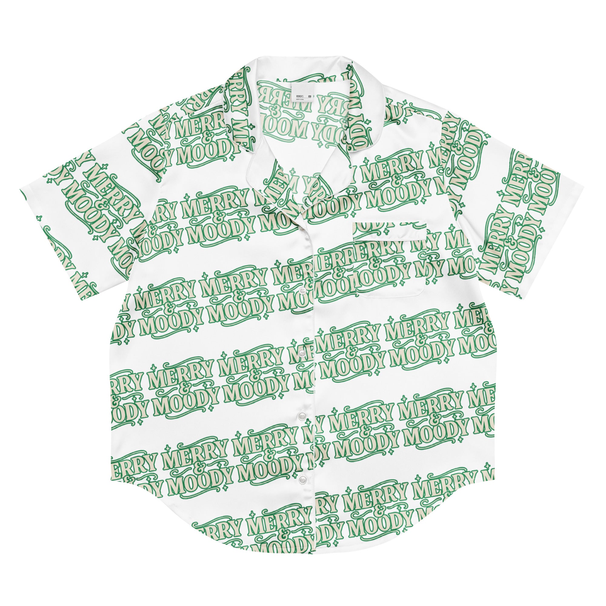 Merry Moody Teen Pajama Top | – RB Designa Co