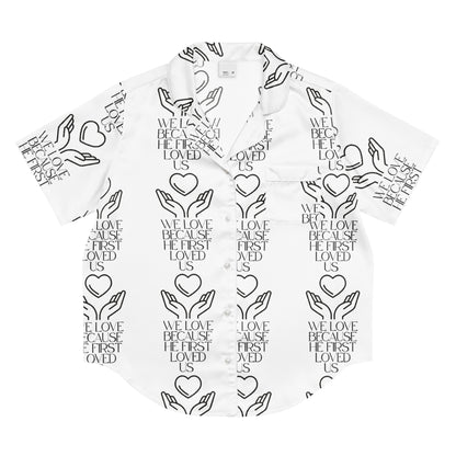 He First Loved Us Biblical Short-Sleeves Pajama Top | – RB Designa Co