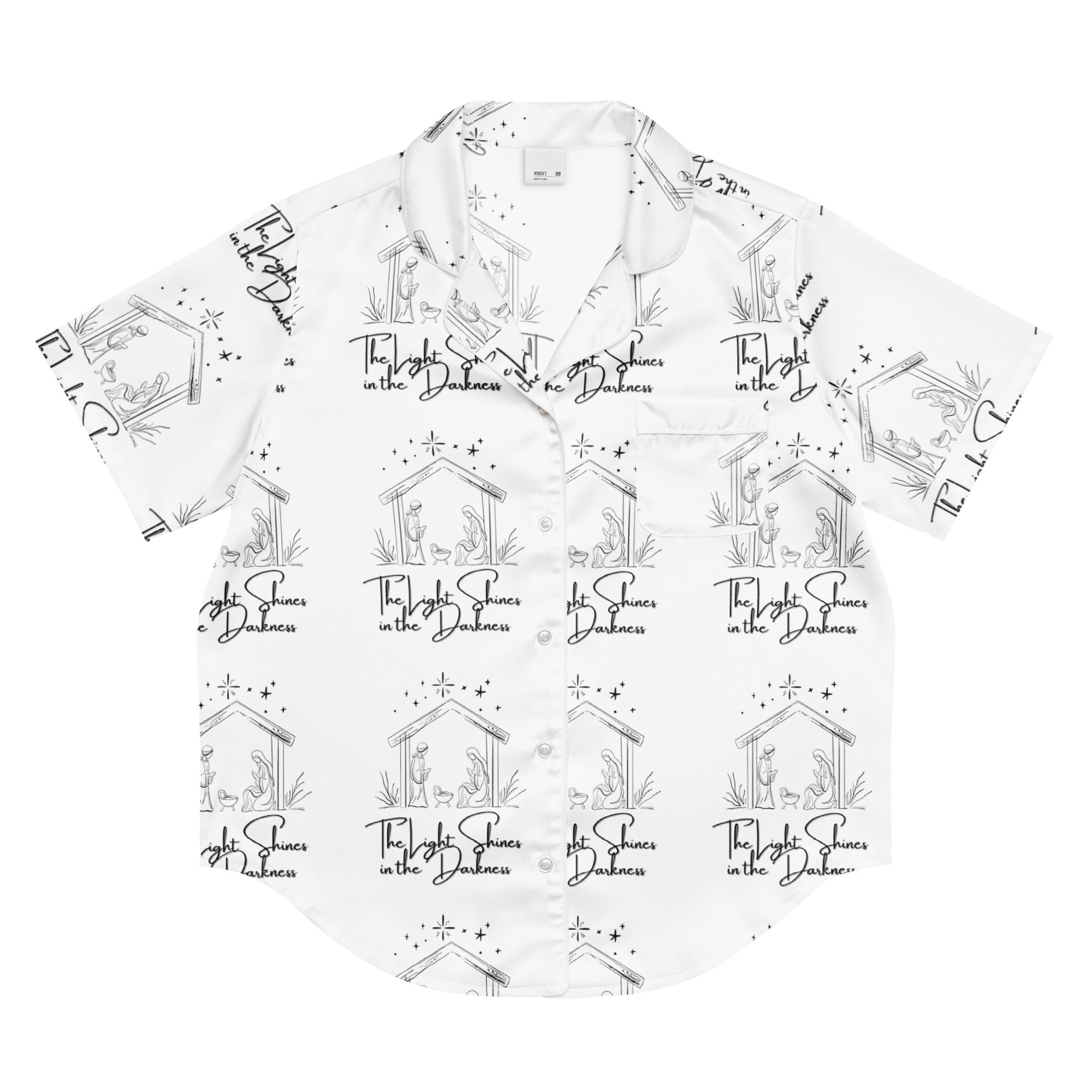 Light in Darkness Biblical Short-Sleeves Pajama Top | – RB Designa Co