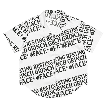 Resting Grinch Face Goth Humbag Short-Sleeves Pajama Top | – RB Designa Co