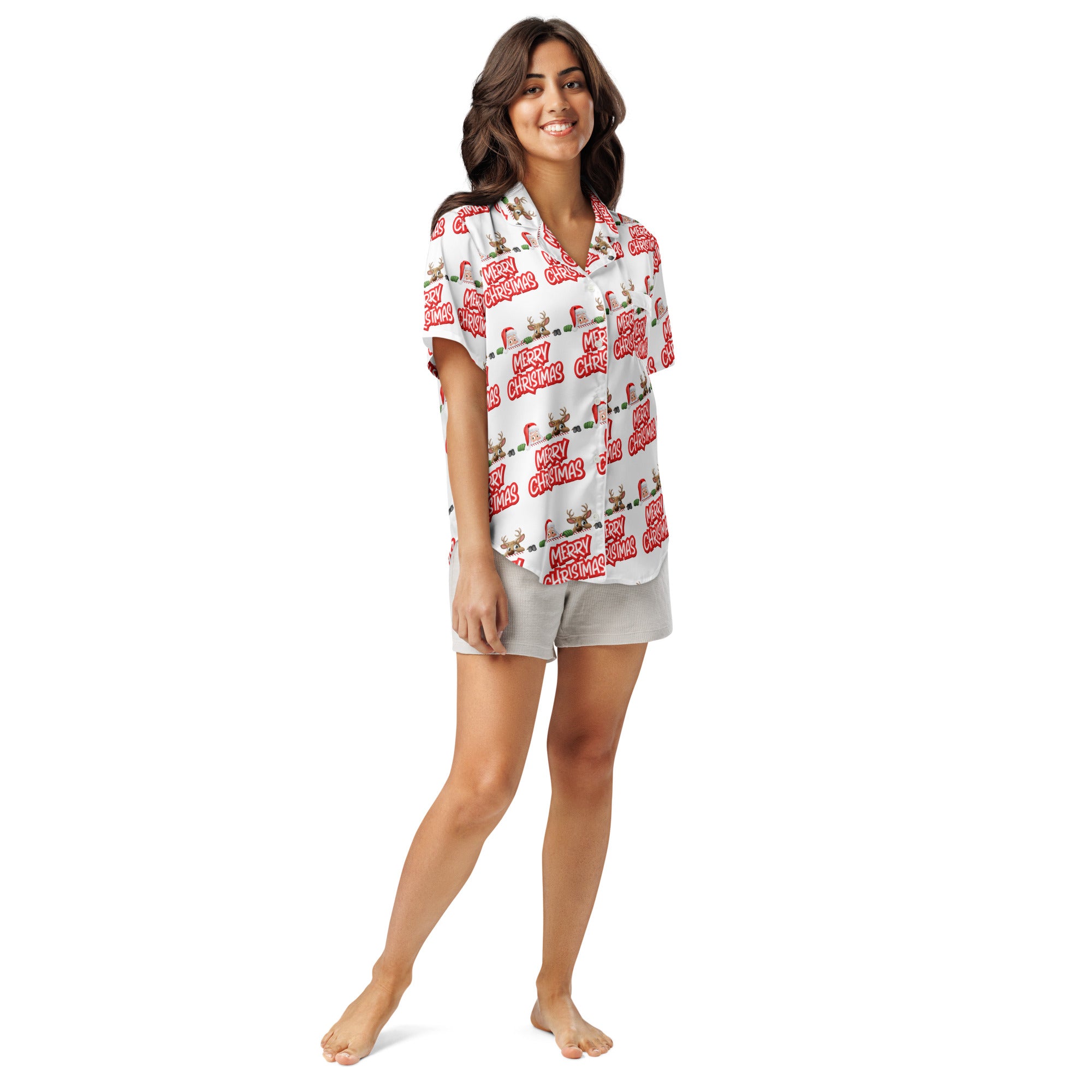 Peeking Crew Teen Short-Sleeves Pajama Top | – RB Designa Co