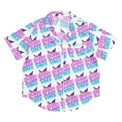 Skibidi Sleigh Teen Short-Sleeves Pajama Top | – RB Designa Co