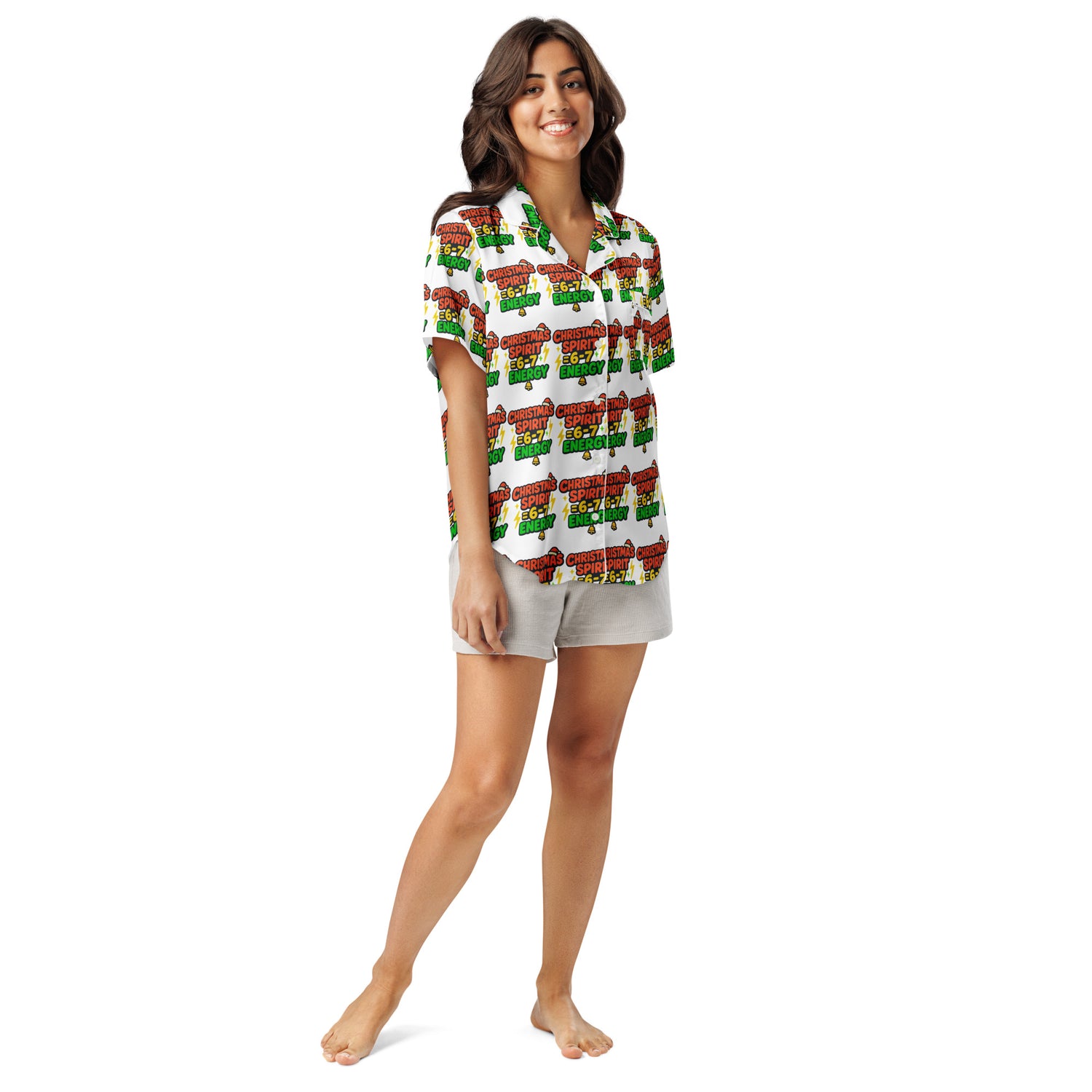 Lightning Spirit Teen Short-Sleeves Pajama Top | – RB Designa Co