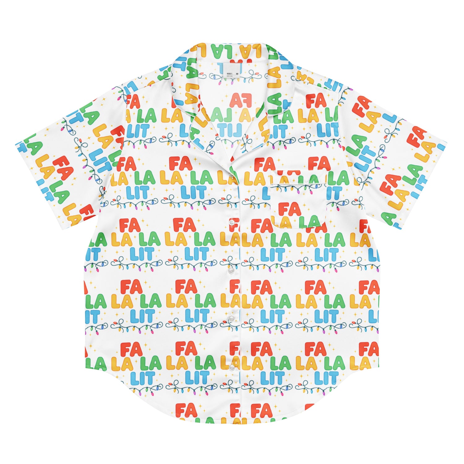 Fa La Lit Teen Short-Sleeves Pajama Top | – RB Designa Co