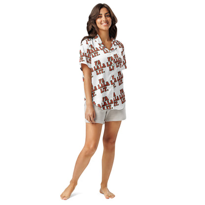 Colourful Lit Teen Short-Sleeves Pajama Top | – RB Designa Co