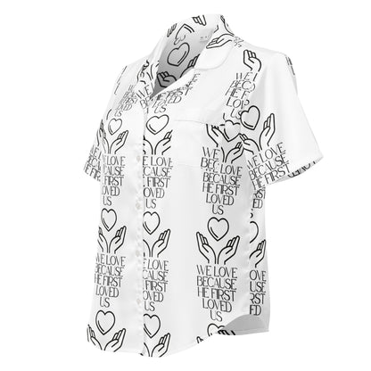 He First Loved Us Biblical Short-Sleeves Pajama Top | – RB Designa Co