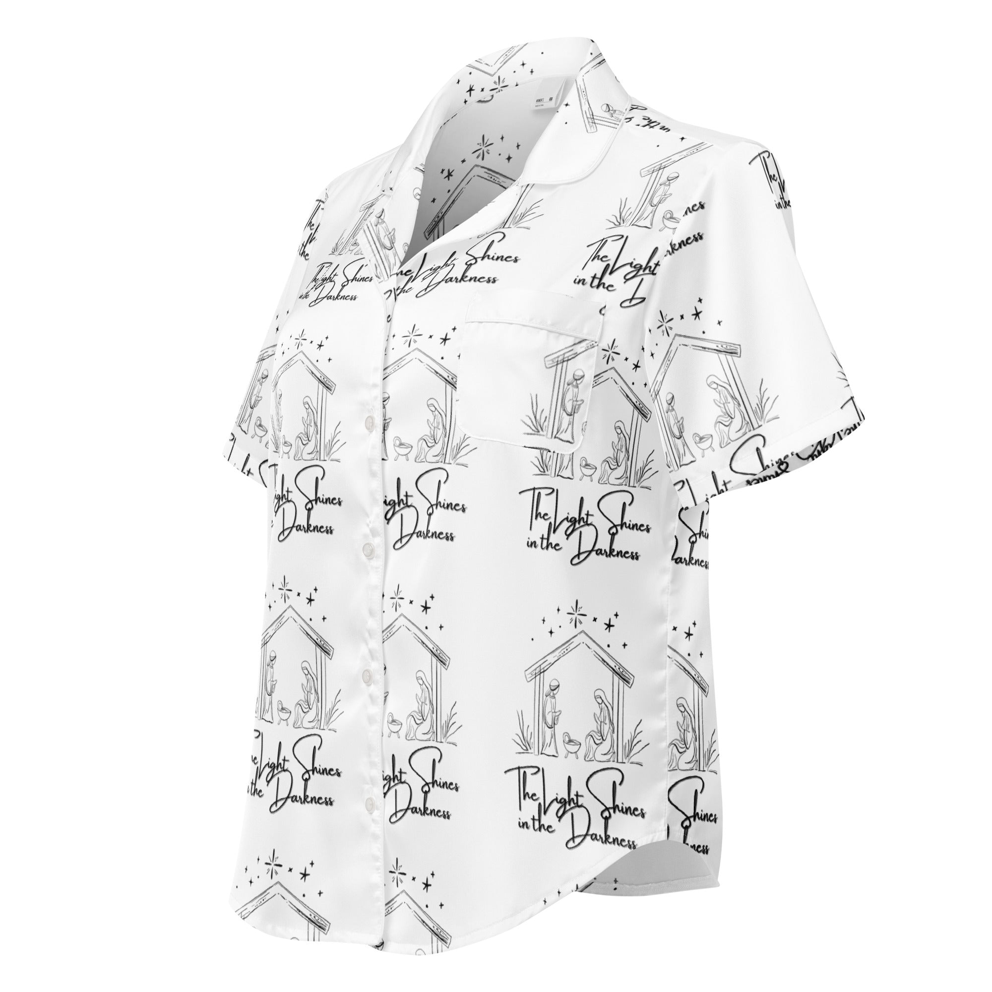 Light in Darkness Biblical Short-Sleeves Pajama Top | – RB Designa Co