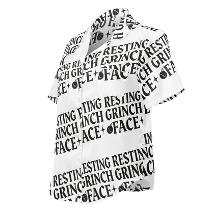 Resting Grinch Face Goth Humbag Short-Sleeves Pajama Top | – RB Designa Co