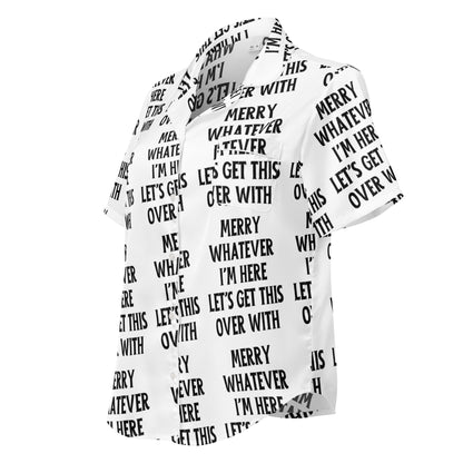 Get This Over Light Anti-Christmas / Bah Humbug Short-Sleeves Pajama Top | – RB Designa Co