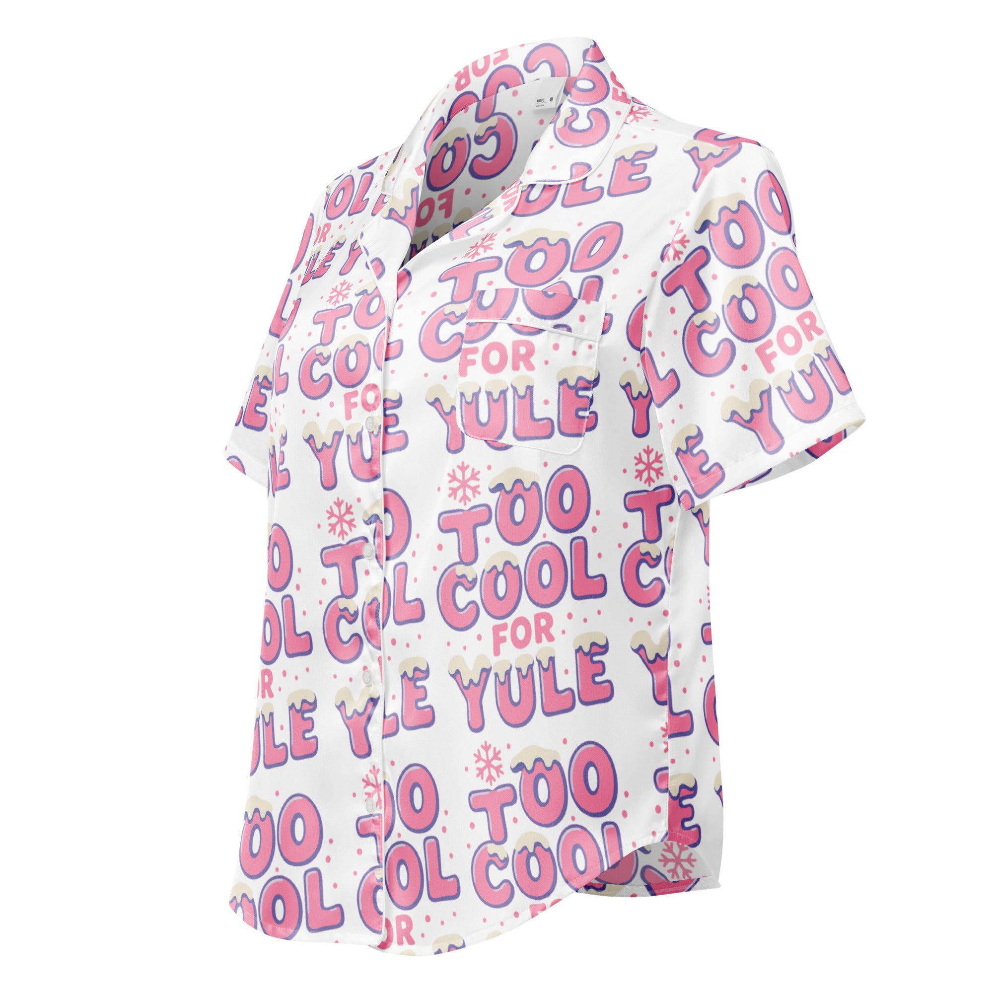 Cool Yule Teen Short-Sleeves Pajama Top | – RB Designa Co